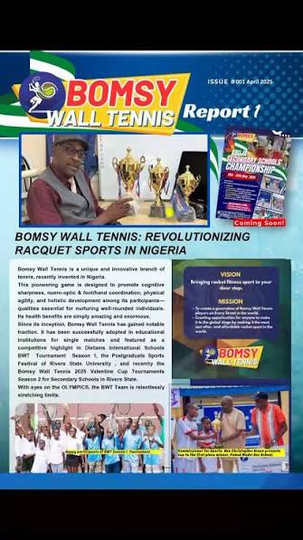 The Bomsy Wall Tennis Report, Issue #001, April 2025