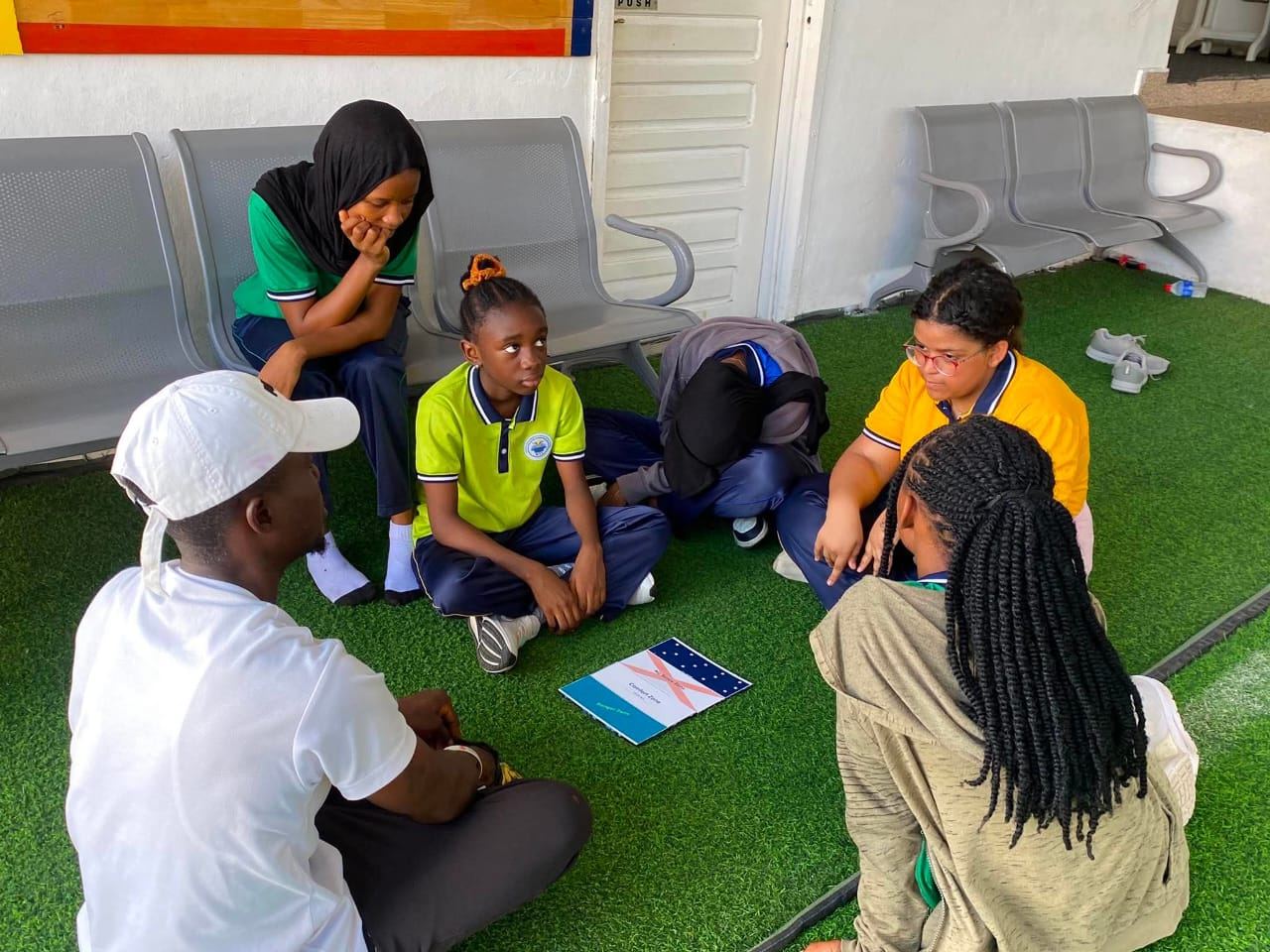 Mat Game coaching session, second school